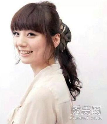 OL一定要学马尾扎头发教程,自己动手做直发更有气质