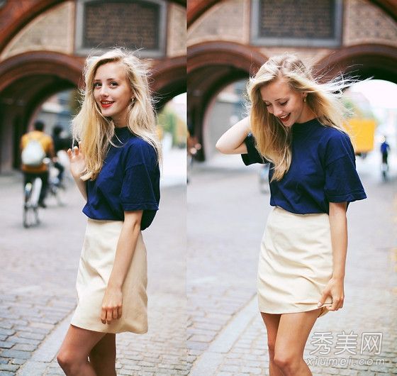 在夏天,白色的作品巧妙搭配,风格极其简单、清新、优雅。