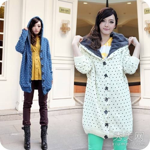 冬季毛衣外套款式时尚保暖修身搭配