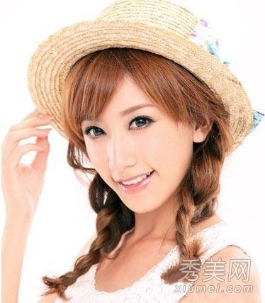 清新淑女韩式发型图片打造最美女孩形象