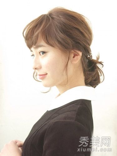 保留梳痕超简单中短发管理方法