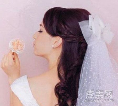 美丽的韩国新娘发型图片低调万文奢华