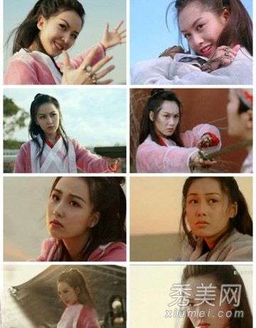 网上因为上帝还原夏紫仙女长发冷艳配朱茵