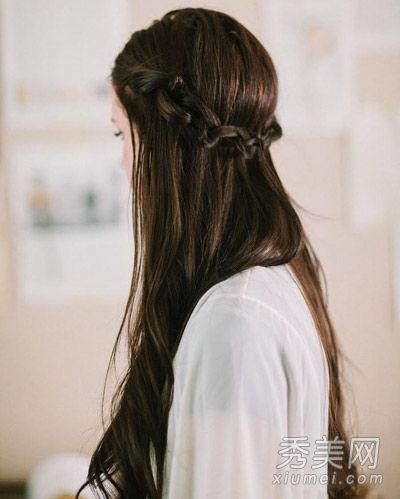 波西米亚发型简单的diy让你变得美丽