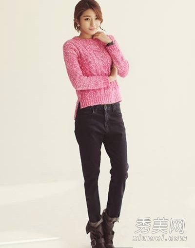 这件打底毛衣和裤子、裙子一样时髦