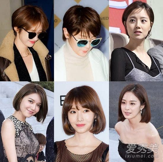 净红色款式已经过时。韩国爱兜展示了冬季短发的最新时尚。