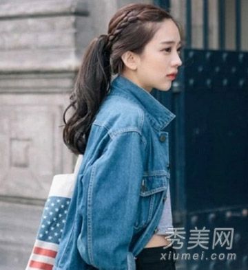 马尾辫的一分钟修饰、扎头发和扎头发与众不同。