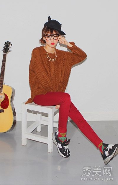 2013新款毛衣日式搭配甜美可爱