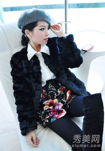 皮草外套引领2013年冬季服装潮流