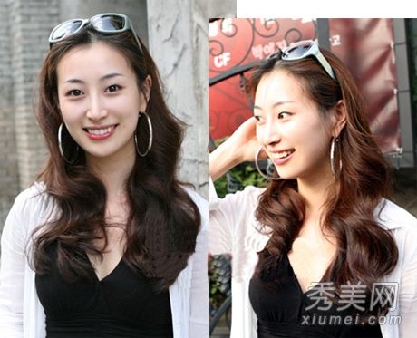 卷起长长的卷发，让这个秋天变得迷人而有女人味。