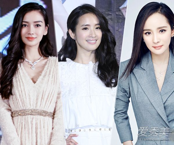 直发和卷发哪个看起来更好?15位女神向你展示