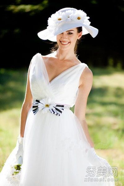 6创意无纱新娘发型更漂亮