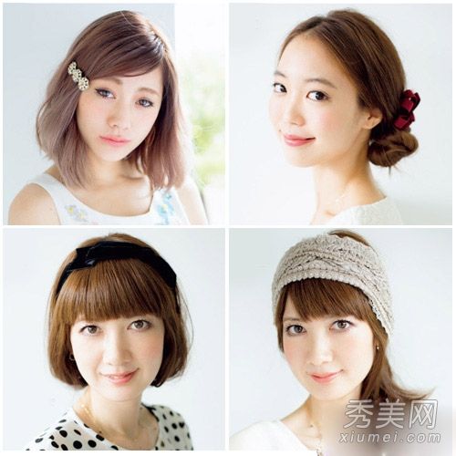 10种发型与发饰搭配,可立即改善眼部吸收