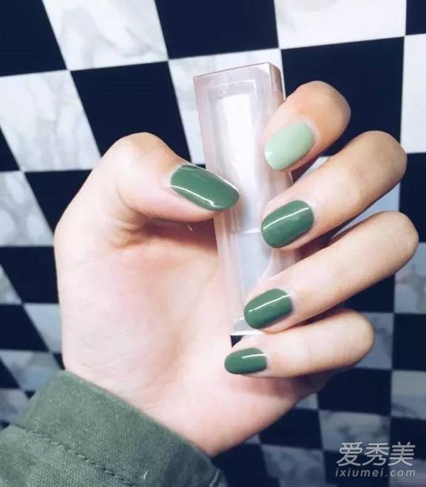亚洲女孩如何控制绿色手指颜色？从5种美甲风格开始