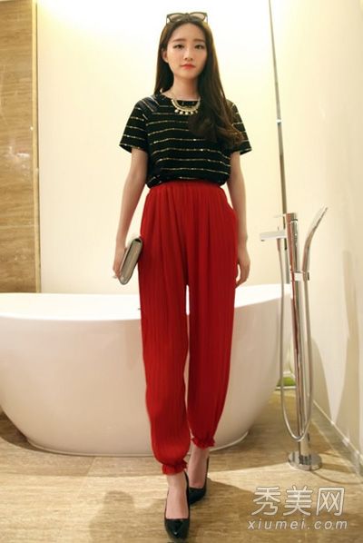 o型腿梨形腿如何打造长裙哈兰裤急救