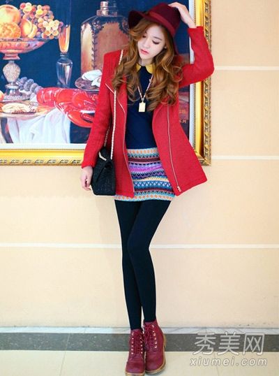 什么外套？棉袄潮与美国风格相匹配，眼睛超级迷人