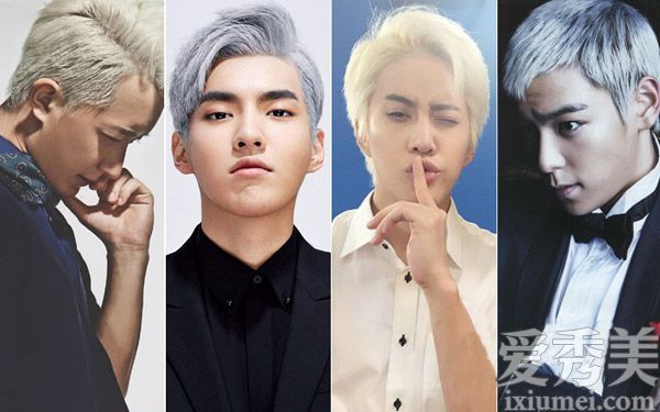 男友马克斯!这位明星的白发看起来很帅。