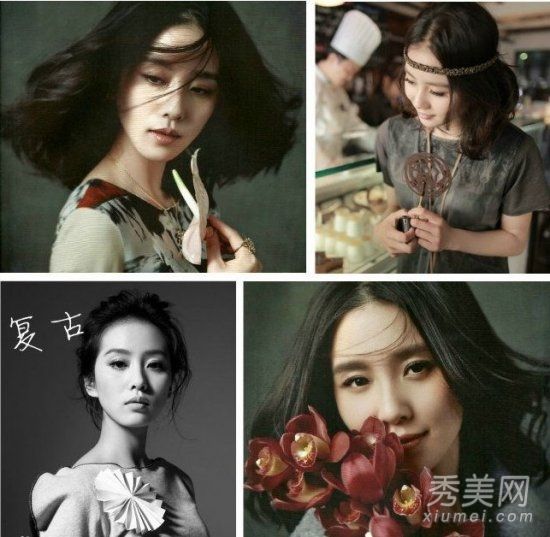 杨幂的诗刘亦菲的古色古香现代时尚发型PK