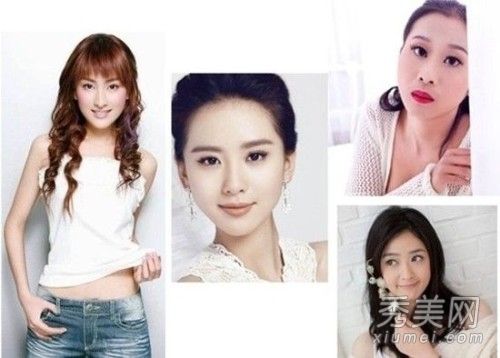 新京派四大美女在蒋欣发布马谡发型pk,刘诗诗