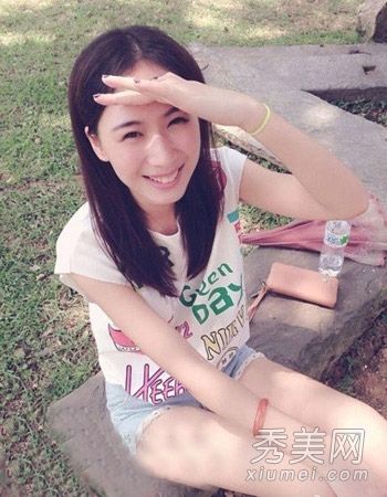 程思，湖南科技大学的女神，变得流行，甜美的头发杀死了林志玲
