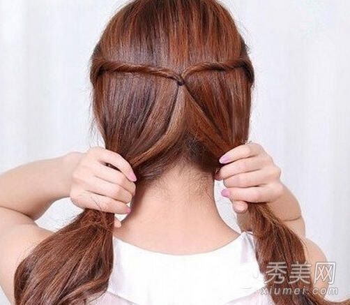 韩国发型图中最新的发型装订方法