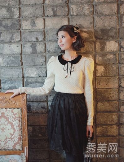 2013年春季的新图片娃娃领外套很可爱