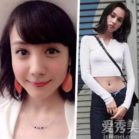 不算太短,只是这位女明星最喜欢的中长发风格。