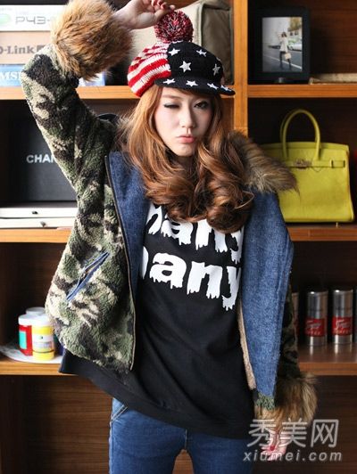 小棉衣实用搭配八穿俏皮时尚