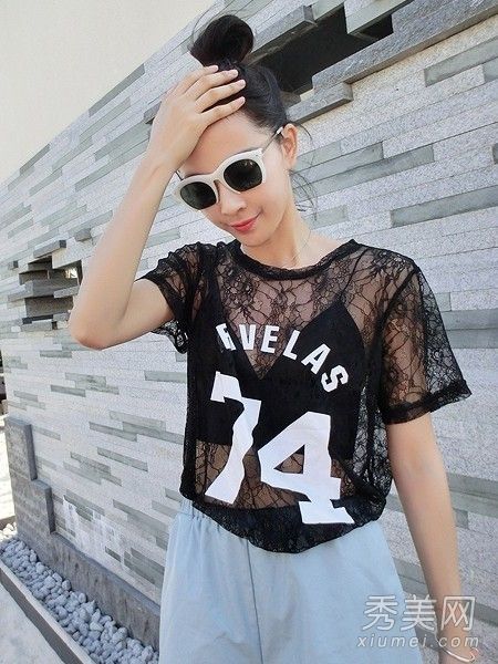 透过套装+黑色内衣看性感撩人的焦点