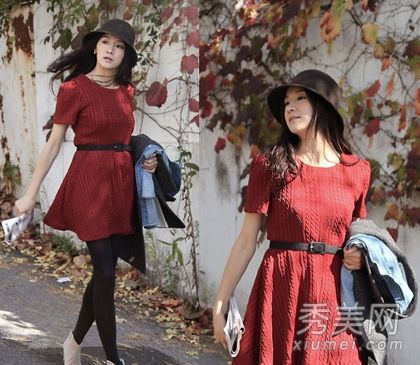 OL风格的春装简单而干练。