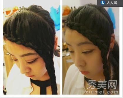 2侧编辑和头发教程发挥时尚和优雅。