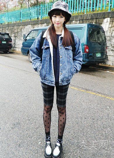 春季服装搭配图片混装时尚醒目