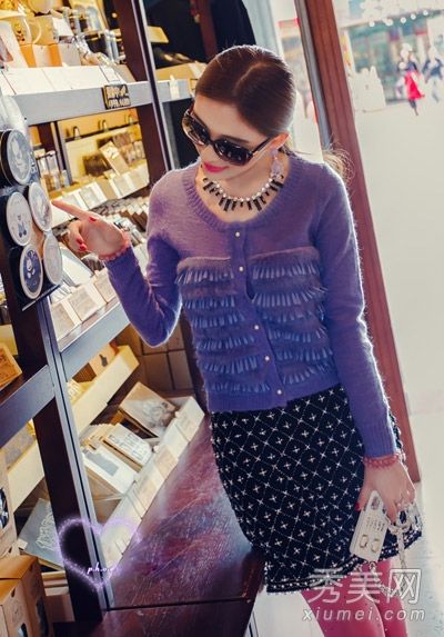 针织羊毛衫时尚,搭配8种服装,打造美丽世界。