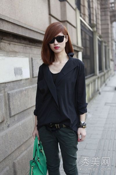 雪纺衬衫攻击韩国风格非常漂亮