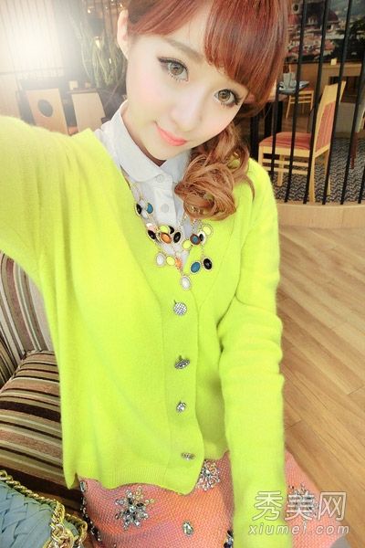 早春时尚乱裙外套毛衣时尚混搭