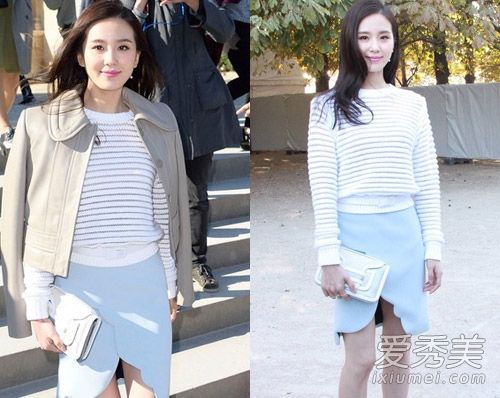 杨燕好哥们发PK时装周