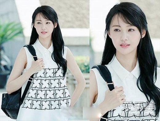 郑爽变得越来越漂亮了,甚至她的发型也变得越来越漂亮了!