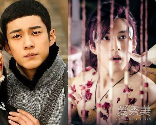 韩东君的刘海和他在《云的范》中的剧照有太多的不同