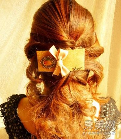 如何铁龙卷发很好地说明韩国浪漫公主头