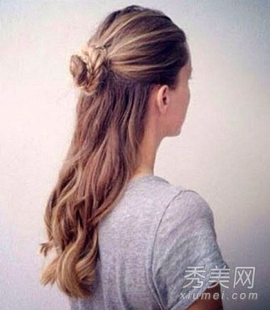 公主头扎法说明DIY插花