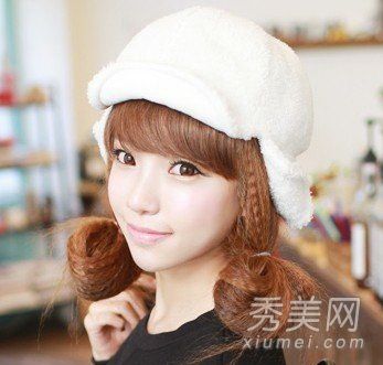 丸红，梨花，麦穗热，可爱的新年头发