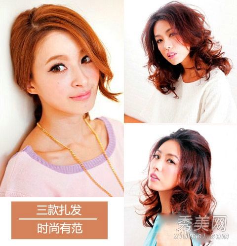 OL实用发饰低马尾+半领结发饰时尚优雅