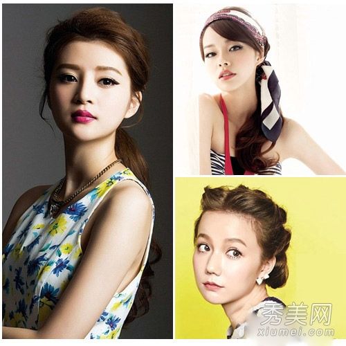 如何把一个好看的卷发和低马尾绑在一起度过第七个节日