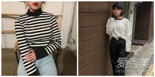 舞台上没有错误[条纹T]，一周穿不要担心