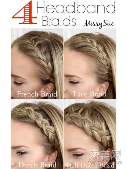 如何制作4种发型让刘海变成异国女孩