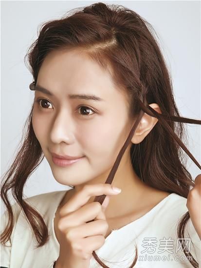 春季长发如何扎好看的6步diy可爱的辫子