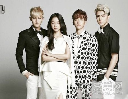 汤唯EXO韩国照片时尚发型超级赏心悦目