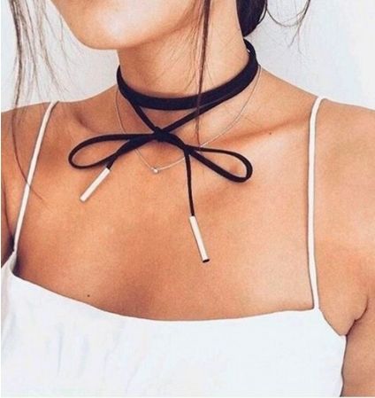 锁骨上小心的颈链让你魅力倍增！