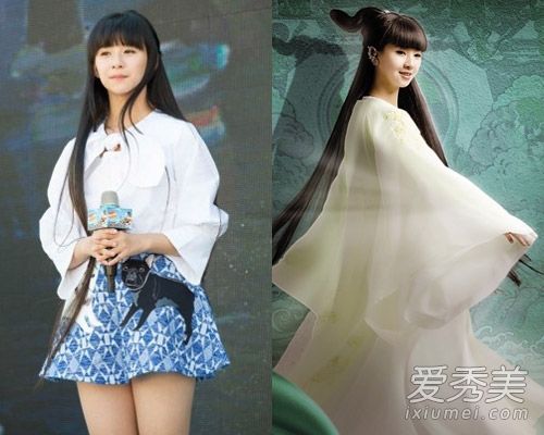 刘亦菲、比·海登和小彩旗中谁是最漂亮的长发和腰的女演员