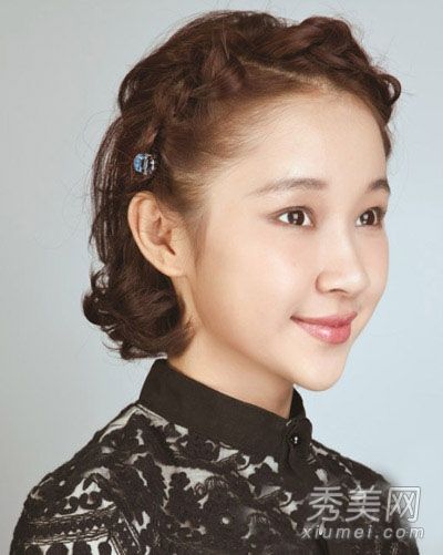 如何把短发扎得简单又漂亮